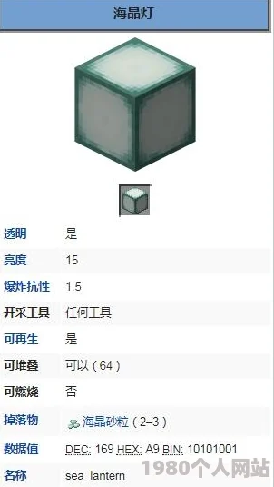 网友热议：我的世界海晶灯作用详解及合成制作方法大分享！